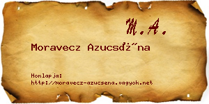 Moravecz Azucséna névjegykártya